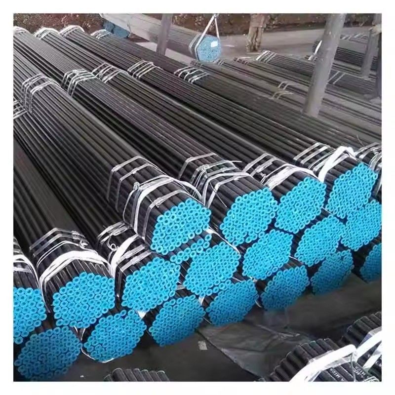 Técnica ERW Tubos de aço carbono sem costura para serviço de líquidos API 5ct J55 4.5 1.8m Técnica de faturamento por peso real