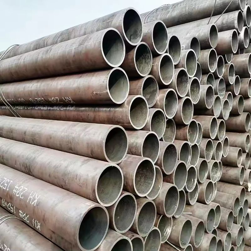 12M comprimento laminado a quente ASTM 335 p5 56 polegadas tubo de cilindro de gás de aço carbono sem costura para aplicações de alta temperatura