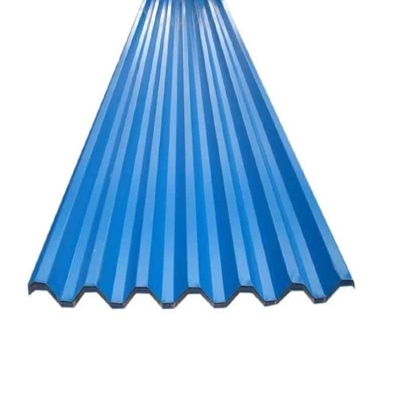 Largura 700-2000MM Full Hard 18 Gauge Color Coated PPGI PPGL Chapa de aço para telhado corrugado Zhongyu