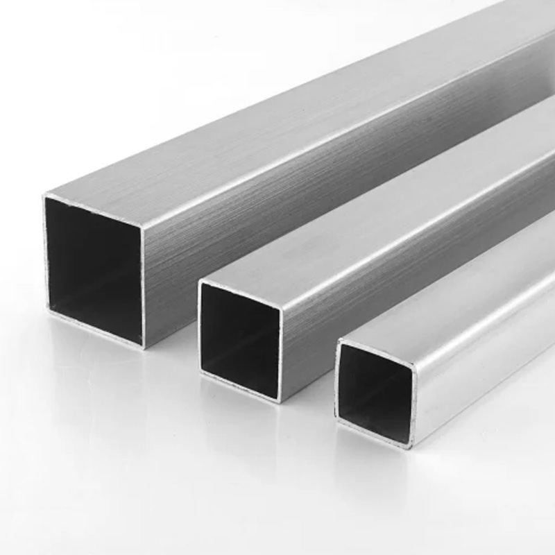 304 316L Tubo quadrado de aço inoxidável de cor 400x400 de engenharia de precisão para trilhos