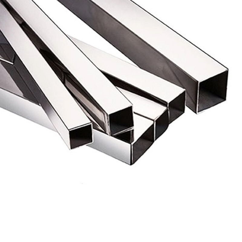 Tubos sem costura de carbono para serviço de processamento de perfuração 304 316l 1x2 retângulo linha de cabelo acabamento tubo quadrado de aço inoxidável