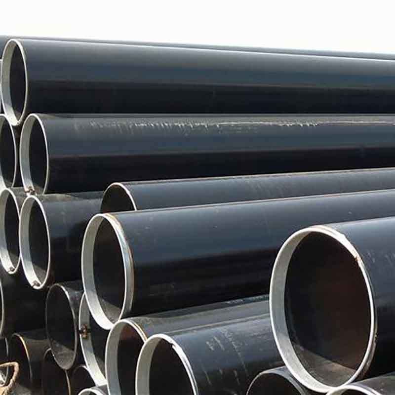 Comprimento personalizado ERW aço carbono tubo sem costura soldado preto ASTM A53 JIS/BIS certificado laminado a quente 6m 12m com tolerância ± 1%