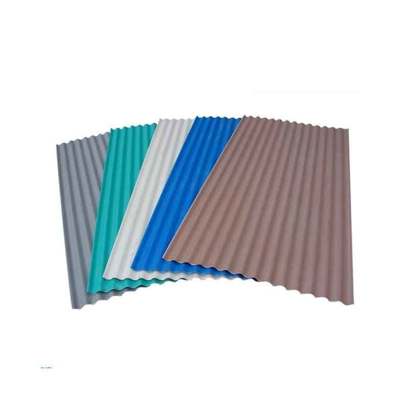 AZ61-AZ90 revestimento de aço galvanizado corrugado pré-pintado PPGI folha para 901-1000mm largura telhado de zinco